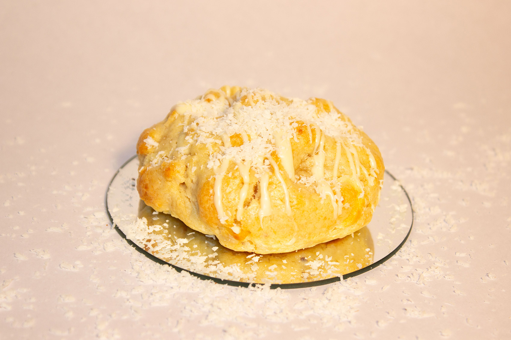 cookie coco maison, cลur fondant coco et noisette