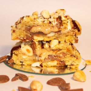 cookie noisette maison, cœur fondant noisette